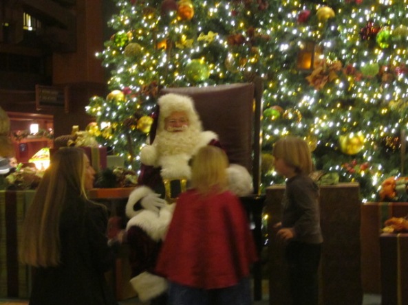 Santa at the Grand Californian