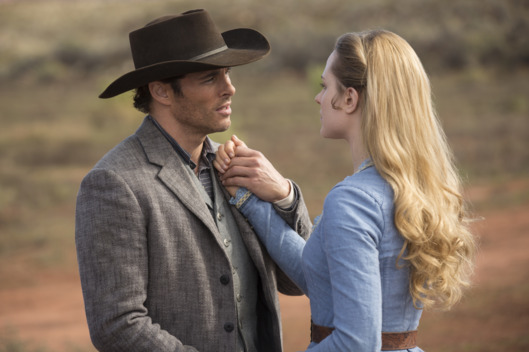 Dolores and Teddy from Westworld